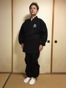 作務衣（冬用）【クロ・Sサイズ】