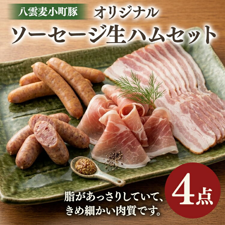【ふるさと納税】オリジナルソーセージ・生ハムセット（4点） ※沖縄・離島への配送不可