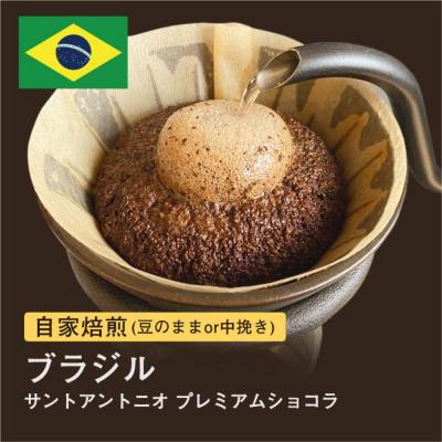 ふるさと納税 堺市 【豆】#074 ブラジル サントアントニオ プレミアムショコラ コーヒー豆 310g
