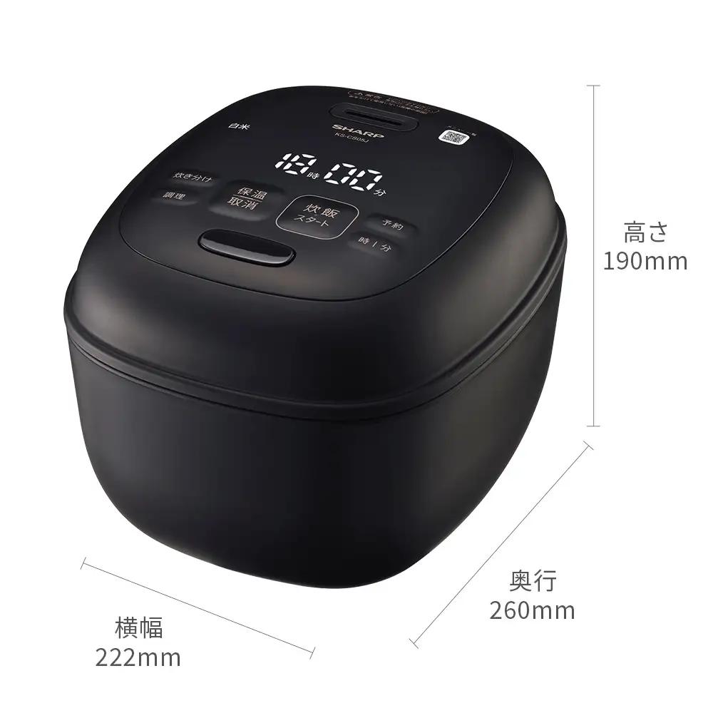 F168 SHARP ジャー炊飯器 KS-CS05J-W(ホワイト) 