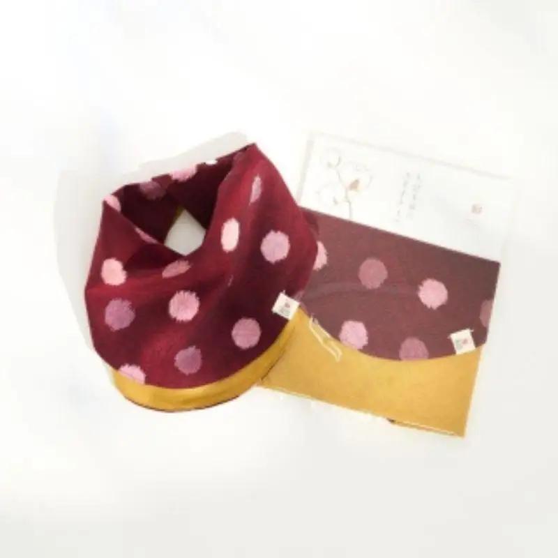 伝統工芸品“絣”を使った【スタイチーフ】《福岡市製造　by　TAKUMI Collection》【紅玉】 タクミコレクション 匠コレクション TAKUMI Collection
