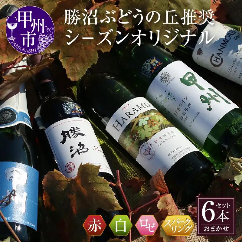 ワイン  勝沼ぶどうの丘推奨ワイン シ－ズンオリジナル6本セット（KBO）F-605