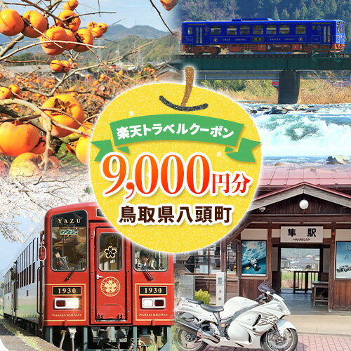 【ふるさと納税】鳥取県八頭町の対象施設で使える楽天トラベルクーポン 9000円分