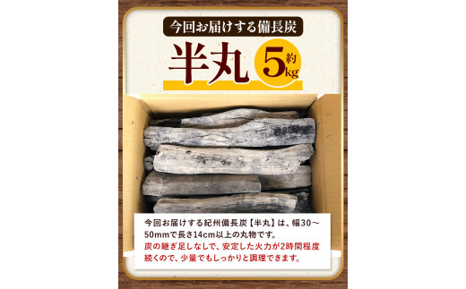 紀州備長炭半丸約5kg望商店《30日以内に出荷予定(土日祝除く)》備長炭紀州備長炭炭約5kg高級白炭---wshg_nzm6_30d_23_27000_5kg---｜備長炭備長炭備長炭備長炭備長炭備長