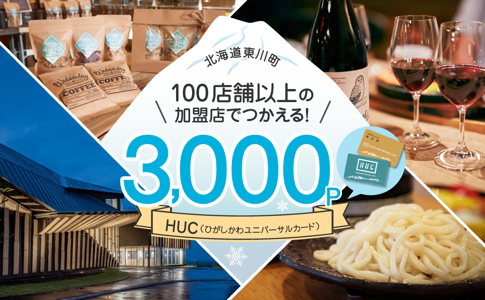 HUCポイント　\3,000分