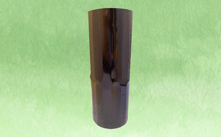 竹製　寸胴 溜塗（寸渡）　φ 10～13　H30cm
