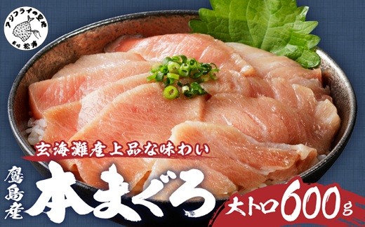 鷹島産本まぐろ 大トロ600g( マグロ 本マグロ 養殖 大トロ まぐろ 鮪 トロ 丼 ネギトロ 鷹島 切り落とし )【D5-005】