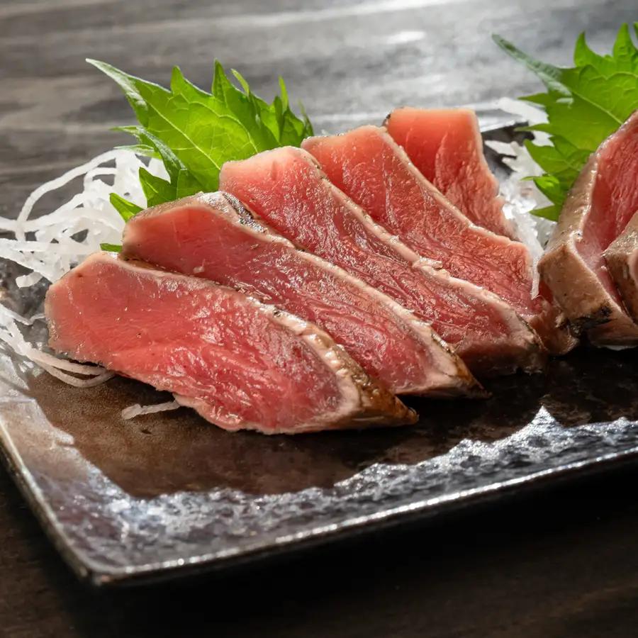 本マグロ 赤身 藁焼き たたき150g 黒潮本まぐろ 本マグロ まぐろ マグロ 鮪 冷凍 田野屋銀象