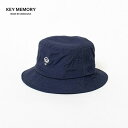 【ふるさと納税】ナイロンバケットハット NAVY 【KEYMEMORY】 | ふるさと 納税 楽天ふるさと 神奈川県 神奈川 鎌倉市 鎌倉 支援品 支援 返礼品 返礼 バケットハット 帽子 ぼうし メンズ レディース ハット ナイロン おしゃれ オシャレ サファリハット 男女兼用 お礼の品