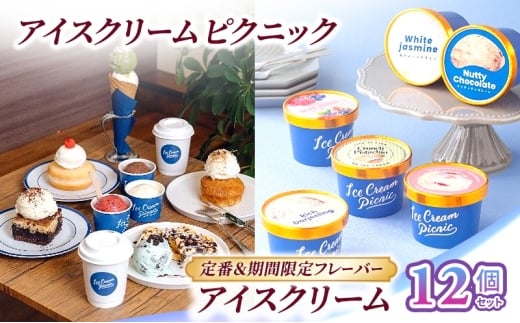 【定番＆期間限定フレーバー】アイスクリーム 12個セット アイス 手作り 食べ比べ セット 詰合せ ヴィーガン お取り寄せ 文京区 東京 [№5338-0412]