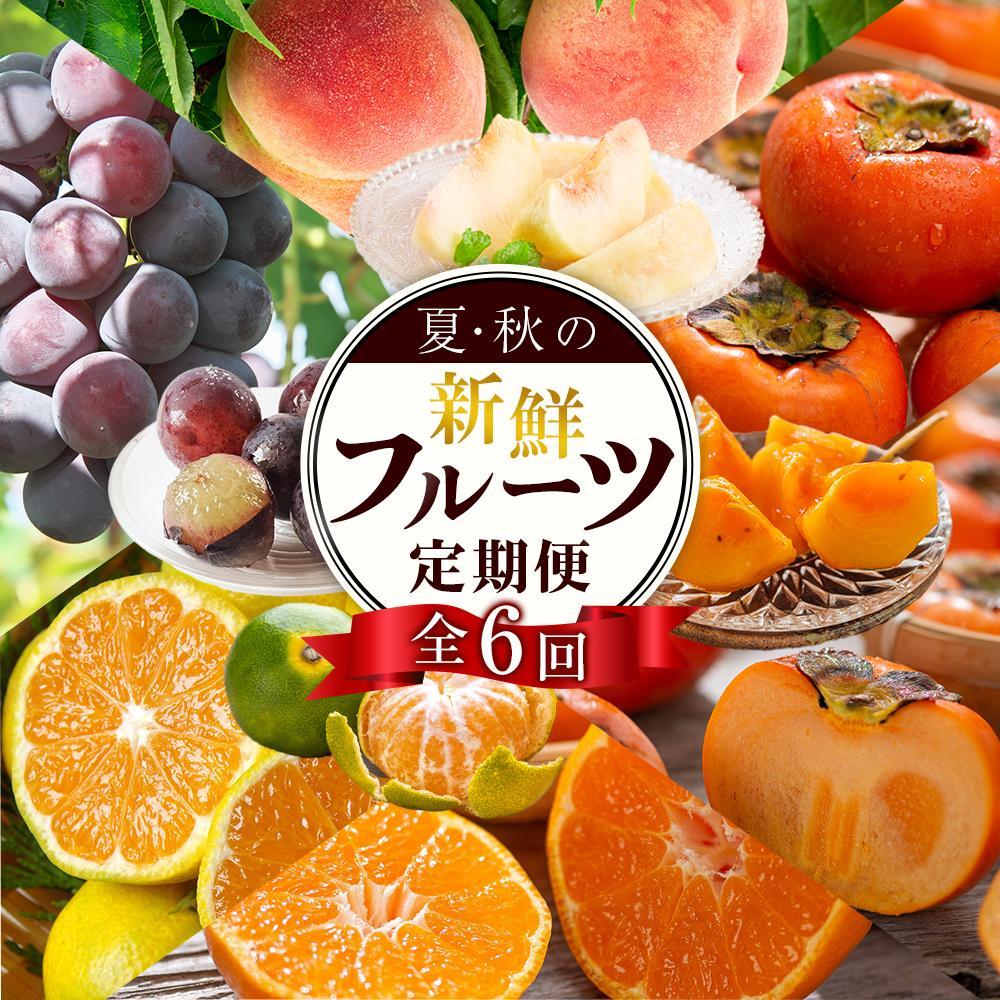 【ふるさと納税】【定期便全6回】夏・秋の新鮮フルーツ定期便 | フルーツ 果物 くだもの 食品 人気 おすすめ 送料無料