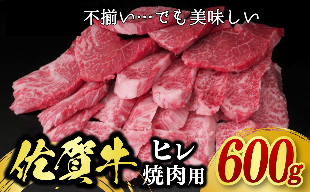 
            【訳あり】佐賀牛ヒレ焼肉用  600g（A13010-01）
          