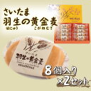 【ふるさと納税】 お菓子 洋菓子 和菓子 さいたま 羽生の黄金麦 8個 小分け 2セット お土産 プレゼント