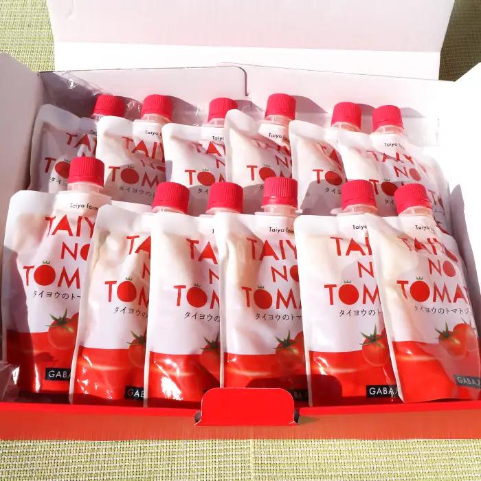 【匠の一粒～べにすずめ～】《定期便》タイヨウのトマトジュース 200ml×12本《毎月発送６回》　[0120-0007]