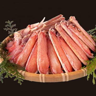 ふるさと納税 田尻町 【1.2kg:太脚3L】楽ちん蟹スキセット(急速冷凍生カニ)　ハーフポーション