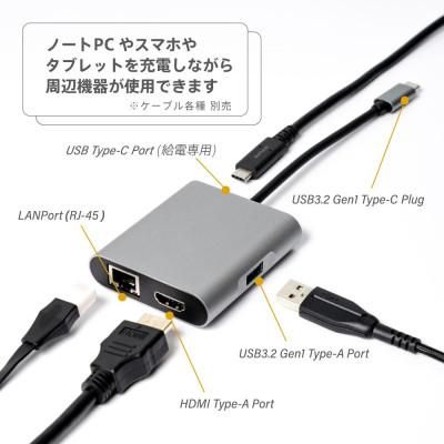 ふるさと納税 海老名市 PD100W給電ポート付き USBハブ 4in1 USB Type-C toマルチポートアダプター |  | 01