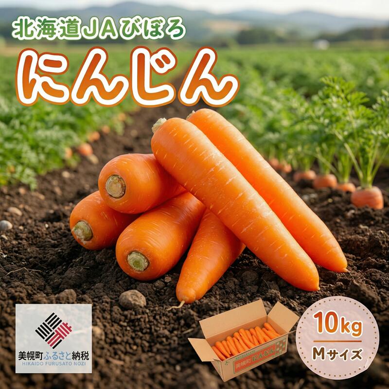 【ふるさと納税】 【2026年産 先行予約】 北海道 JAびほろ にんじん10kg【配送不可地域：離島】 2026年7月より順次発送 ふるさと納税 人気 おすすめ ランキング にんじん 人参 ニンジン 野菜 根菜 緑黄色野菜 ヘルシー 北海道 美幌町