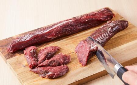 北海道 標茶町産 エゾ 鹿肉 ヒレ ブロック 1kg