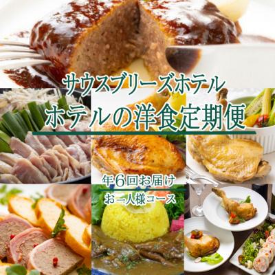 ふるさと納税 室戸市 【ホテルメイドの洋食惣菜】お肉コース定期便!!年6回お届け【お一人様向け】