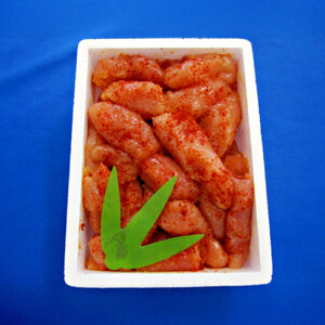 無着色辛子明太子 訳あり!（切子） 2kg（1kg×2個）