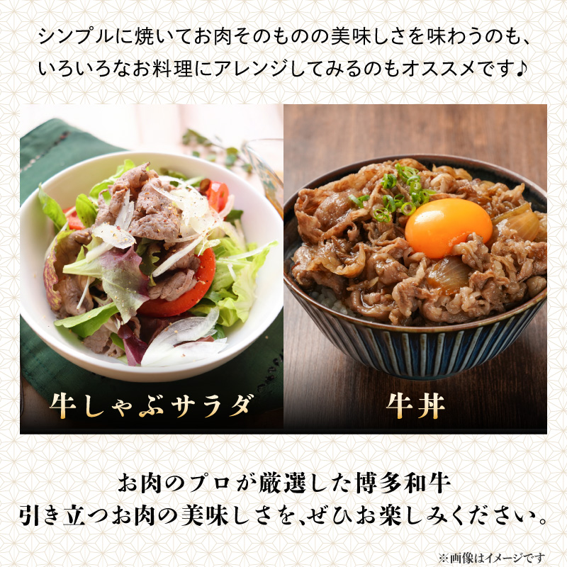 【厳選部位】【A4～A5】博多和牛サーロインしゃぶしゃぶすき焼き用　300g 肉 お肉 和牛 博多和牛 サーロイン スライス しゃぶしゃぶ すき焼き 濃厚 贅沢 逸品 贈り物 福岡県 八女市