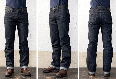 230P7632 秋田の拘り「なまはげジーンズ」青鬼モデル（スリムストレート）30インチ 青鬼モデル 30インチ