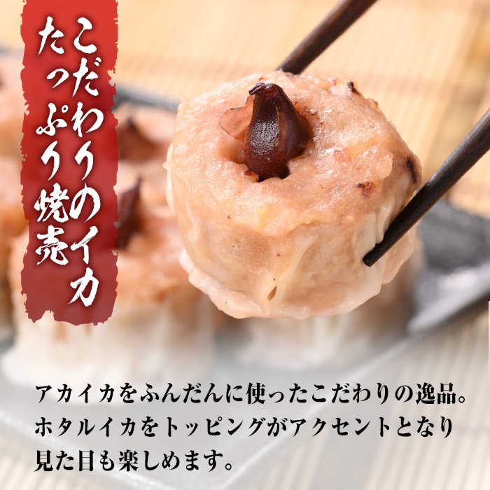 化粧箱入り！イカ屋が作ったイカたっぷり焼売セット(計24個・8個入×3セット)【sm-AJ001】【福栄】