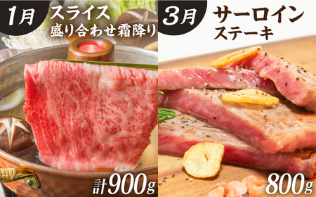 ＜2ヵ月に1回お届け＞【全6回定期便】佐賀牛 贅沢コース HBH136 牛肉 定期便 