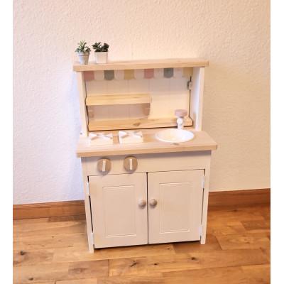 ふるさと納税 茅野市 メーベルヒナナ　木製　おままごとキッチン　Sサイズ両開きタイプ　ナチュラル |  | 03