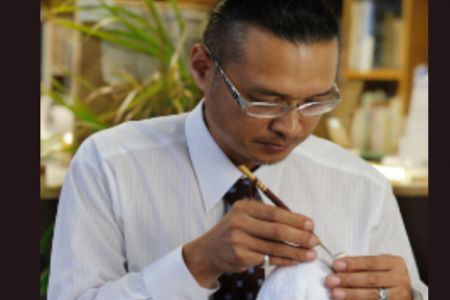 山榮堂　一級印章彫刻士が彫る高級本象牙 男性向け銀行印・女性向け実印（15mm丸）　s_07