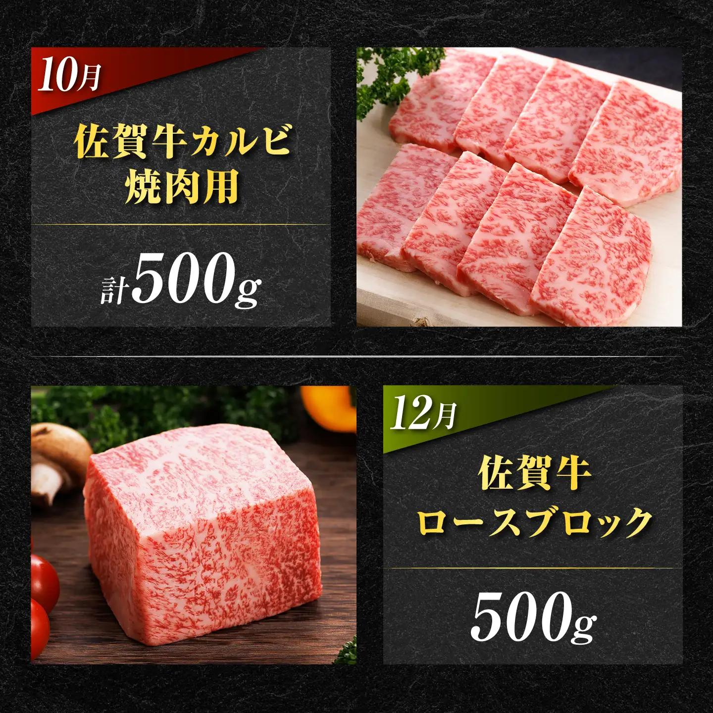 【全12回】 佐賀牛 贅沢定期便 約2-3人前 牛肉定期便 [UCC004]