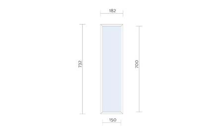 【受注生産】Mirror 05 チェリー/oil finish / 鏡 かがみ ミラー 壁掛け 全身 ウォールミラー 家具 インテリア 身だしなみ おしゃれ 受注 木製 木目調 ナチュラル デザイン 