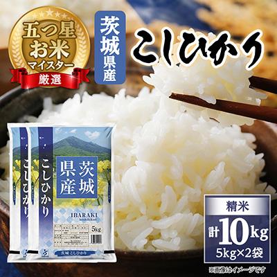 ふるさと納税 茨城町 【令和7年産】 こしひかり 10kg (5kg×2袋) 精米 茨城県産  お米 マイスター厳選