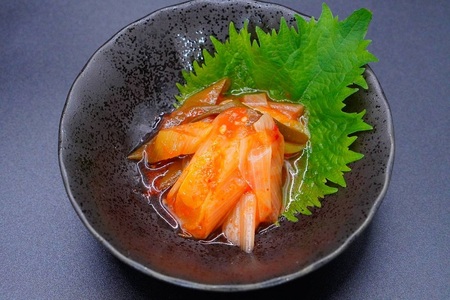 【朝来市ふるさと納税限定】 先行予約 岩津ねぎのキムチ 4箱600g AS2AA5-4