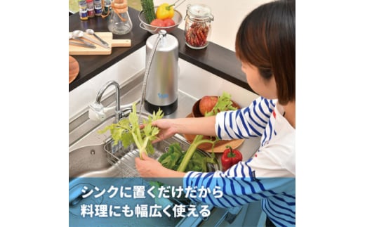 
電源不要!停電時、断水時にも使用できる!フェーズフリー浄水器　SESERA【1388035】
