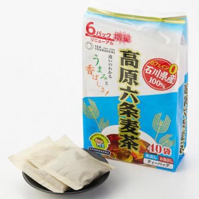ふるさと納税 高石市 【12個入り】石川県産 日常茶 ファミリーパック 高原六条麦茶ティーバッグ 400g(40p)