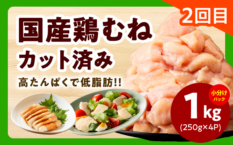 【定期便】家計応援 定期便4万円コース【小分け 家計応援 鶏肉 豚肉 牛肉 カット済み 切り落とし 簡単調理】 mrzZ107