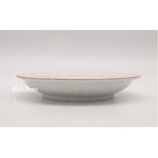 錦色絵岩牡丹9寸皿 / 深海三龍堂 有田焼 陶磁器 和食器 赤絵 盛皿 菓子鉢 飾り皿 柿右衛門様式 柿右衛門風 赤 ぼたん 花 ギフト A20-523_イメージ4