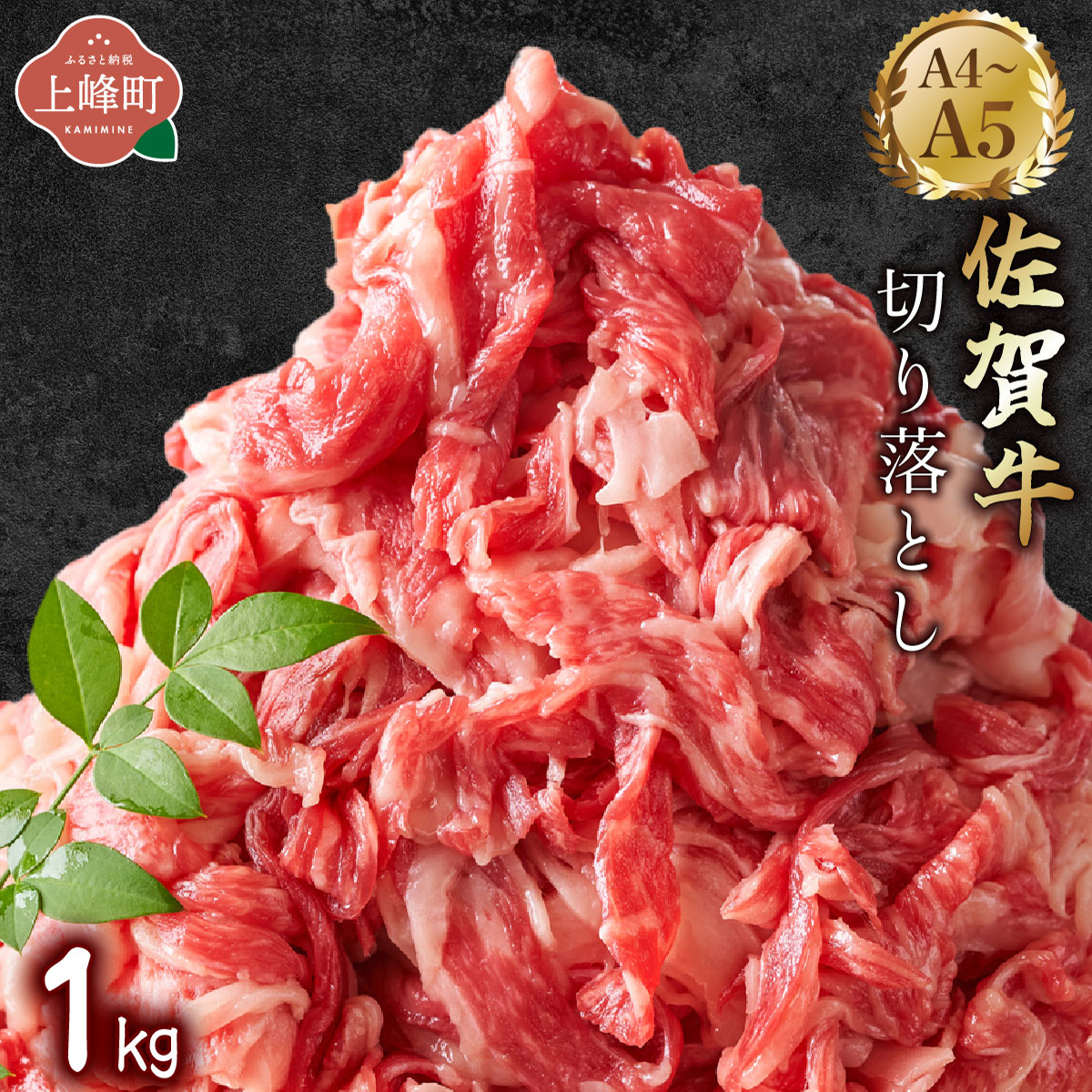 艶さし！【A4~A5】佐賀牛切り落とし 1kg (500g×2P) B-1181-MP