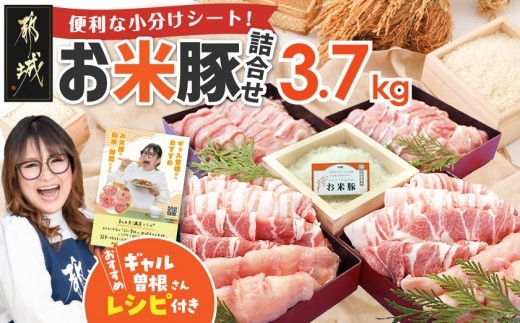 
                  【お届け時期を選べます】豚肉 お米豚3.7kgセット〔23-3101-S2026〕_(都城市) 豚肉 国産豚肉 宮崎県産豚肉 豚肉セット 小分け13パック 大容量 食べ比べ 豚ロース 豚バラ 豚肩ロース 豚こま切れ お米豚 ブランド豚 冷凍保存 冷凍ストック しゃぶしゃぶ 生姜焼き 豚汁 ぶた肉 ポーク
                
