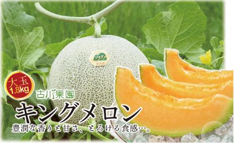 豊潤な香り「特選甘熟キングメロン」2玉