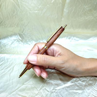 ふるさと納税 和歌山市 木ことばを添えて贈る木製シャープペン(ブビンガ)