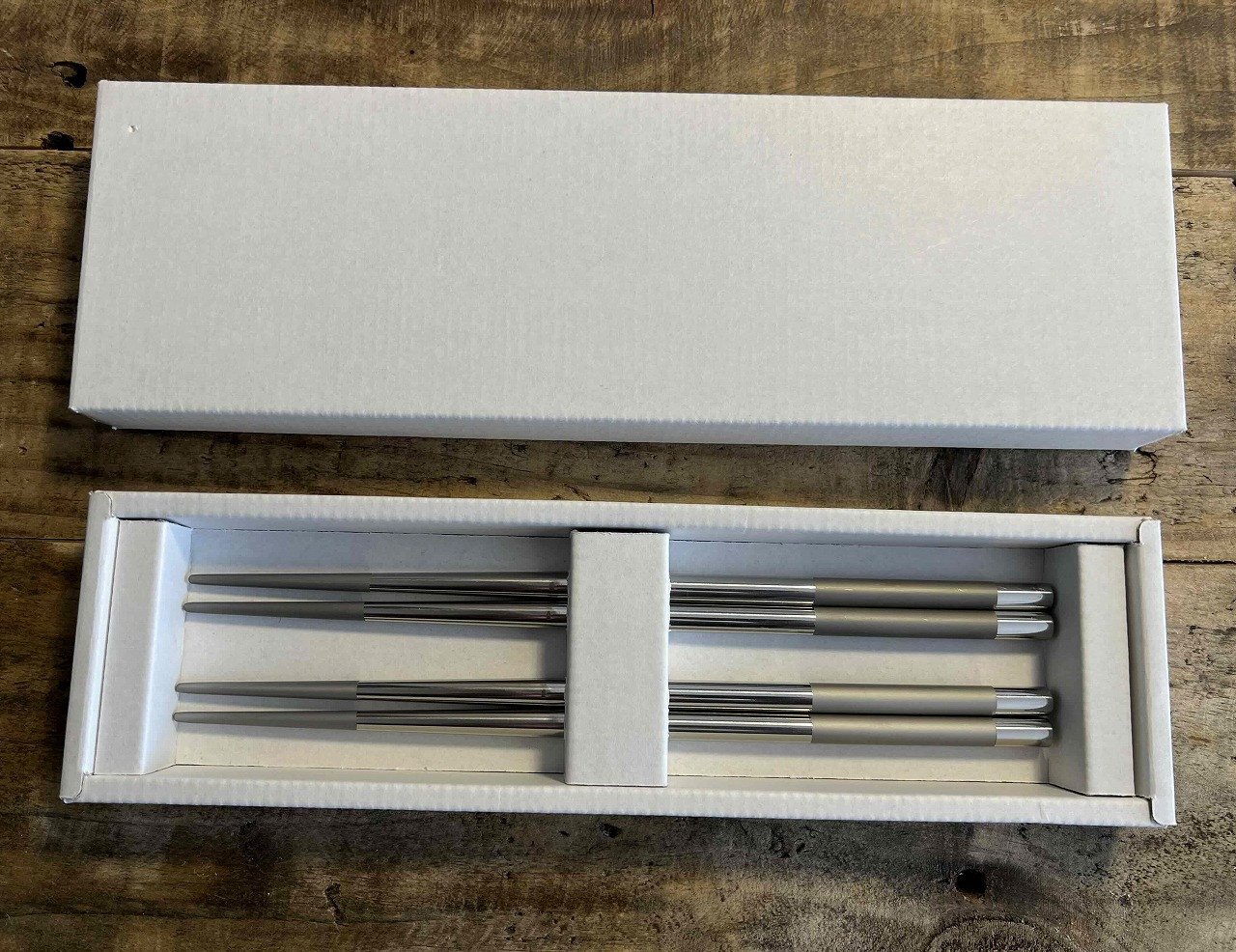 
            ステンレス製 菜箸23cm × 2膳セット FC016133
          