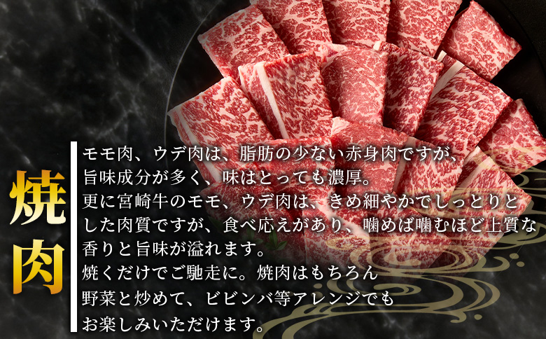 【畜産農家応援】＜宮崎牛 赤身焼肉 3パック（1.8kg）＞2025年11月に順次出荷【肉 牛肉 宮崎牛 国産牛 ブランド牛 赤身 ミヤチク】 【1.8kg】2025年11月に順次出荷