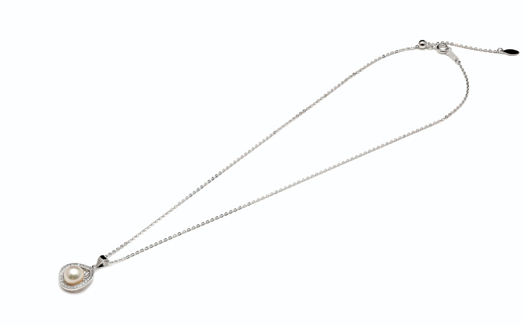 あこや真珠 （8-8.5mm珠） デザインペンダント SV パール アクセサリー