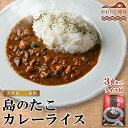 【ふるさと納税】 島のたこカレーライス　3食セット タコ たこ 大分県 姫島村 ひめしま村 C16