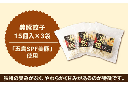 美豚ちゃんと餃子のバラエティセット計9袋(3種×3袋) 味付け 豚肉 SPFポーク 小分け 国産野菜 ギョウザ 五島市/長崎フードサービス [PEL026]