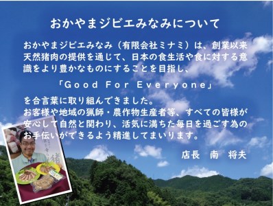 新見産天然猪肉 ハンバーグ・フランクフルト・ソーセージセット
