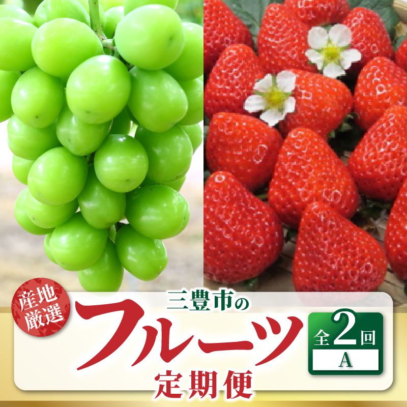 【ふるさと納税】【配送不可地域：北海道・沖縄県・離島】定期便 フルーツ 2回 お届け シャインマスカット 大粒 1房 800g以上 糖度17度以上 さぬきひめ いちご 約1kg 以上 旬の果物  お取