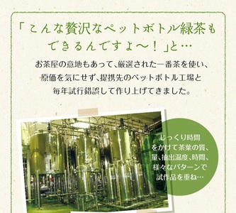 【 緑茶 】 静岡県産 一番茶 「茶匠庵ペットボトル緑茶」500ml×48本 いなば園 緑茶